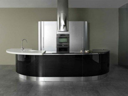 Современная округлая кухонная мебель от Aran Cucine Современная округлая кухонная мебель от Aran Cucine