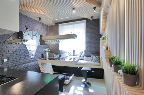 Geometrix Design Studio представляет футуристический дизайн кухни