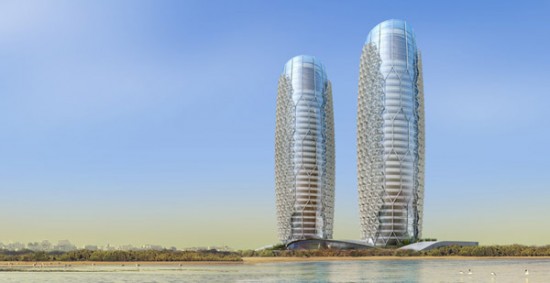 Умная система затенения на Al Bahar Абу-Даби Towers