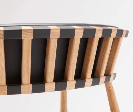 Сочетание дерева и кожи: H Furniture