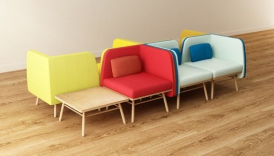 Bi Silla: кресло из дерева и ткани Bi Silla: кресло из дерева и ткани