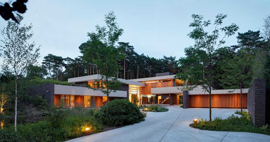 The Dune Villa: загородный дом в Нидерландах
