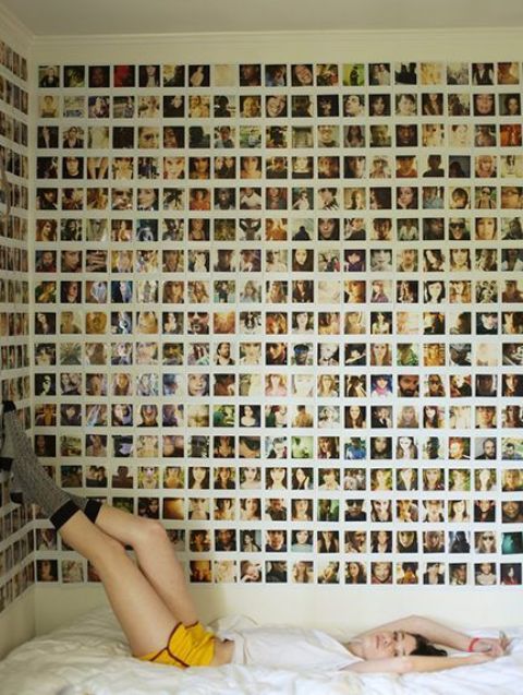 Как оформить стены фотографиями: 50 фото