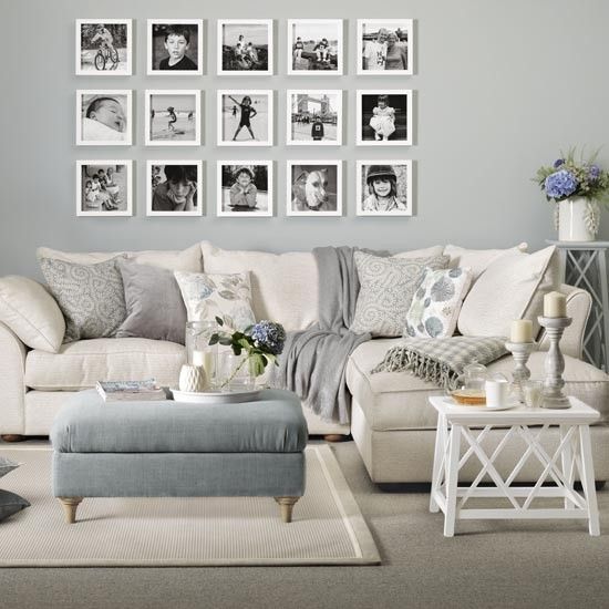 Как оформить стены фотографиями: 50 фото