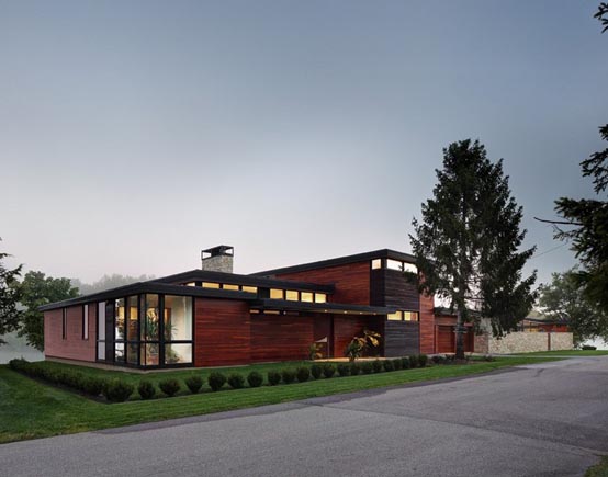 Проект загородного дома от Bruns Architecture